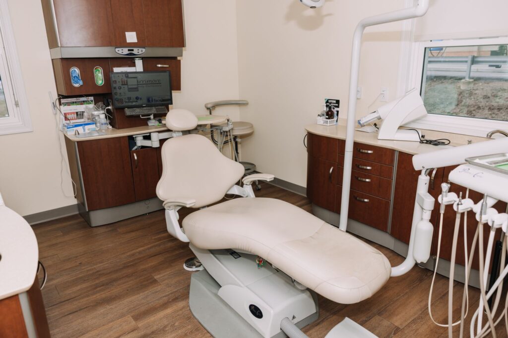 Comfortable modern dental operatory at Larrimore Family Dentistry
